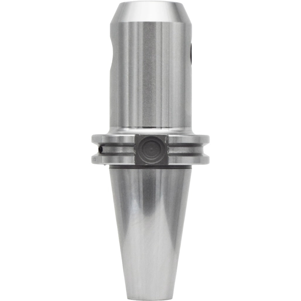 Premium CNC end mill holders for precise machining, featuring Taper to Taper runout, balanced G2.5 at 30,000 RPM, and high-quality chrome alloy steel construction for durability and accuracy.