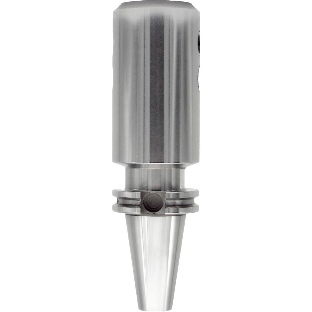 Taper-to-taper end mill holders for precise machining, featuring high-strength chrome alloy steel and optimized design for stability and durability in CNC applications.