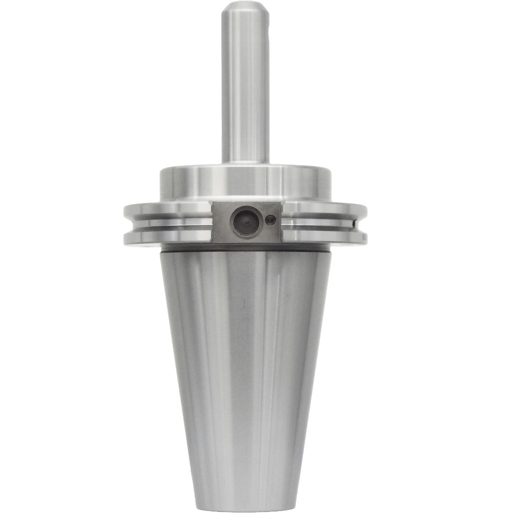 Taper-to-taper end mill holders with precise dimensions and high-performance features for machining, balanced at G2.5 25,000 RPM, and made from high-quality chrome alloy steel for durability.