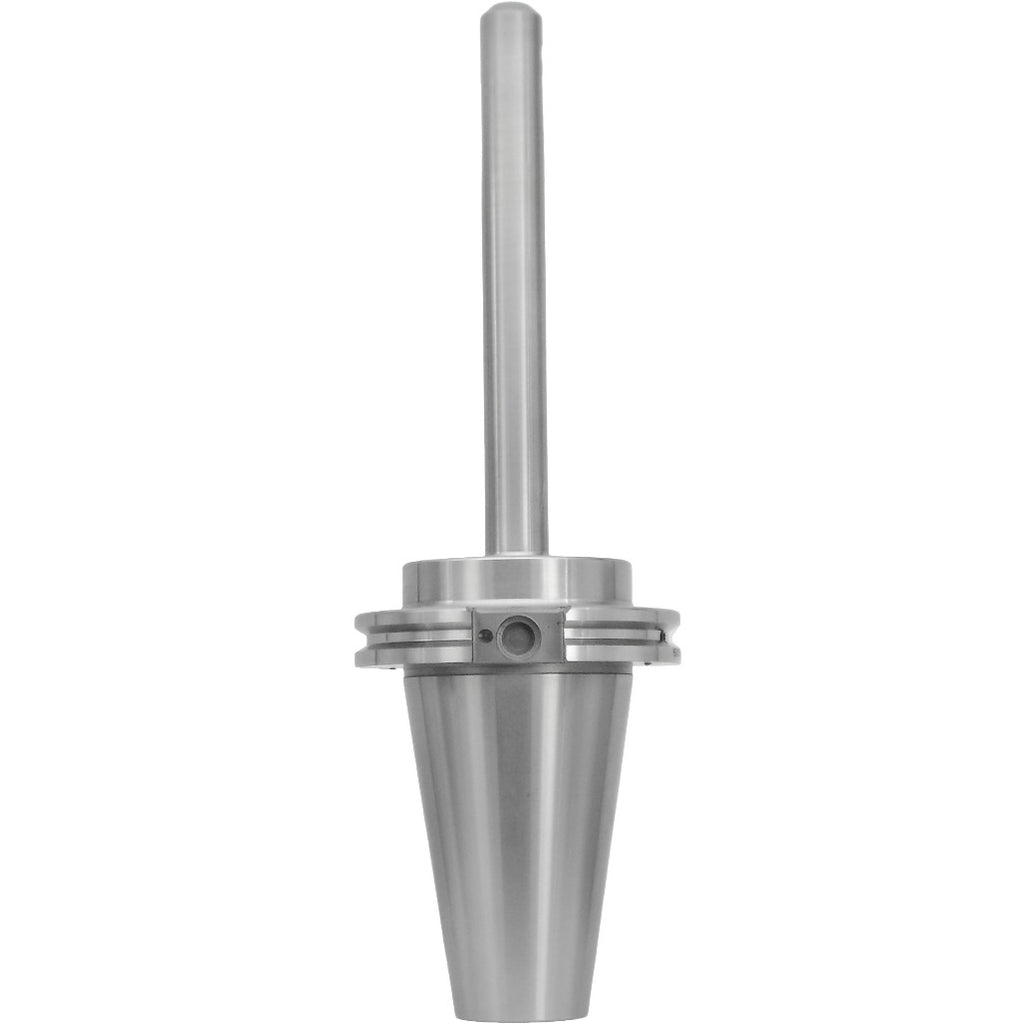 Taper-to-taper end mill holders with precise dimensions and high-performance features for machining, balanced at G2.5 25,000 RPM, and made from high-quality chrome alloy steel for durability.