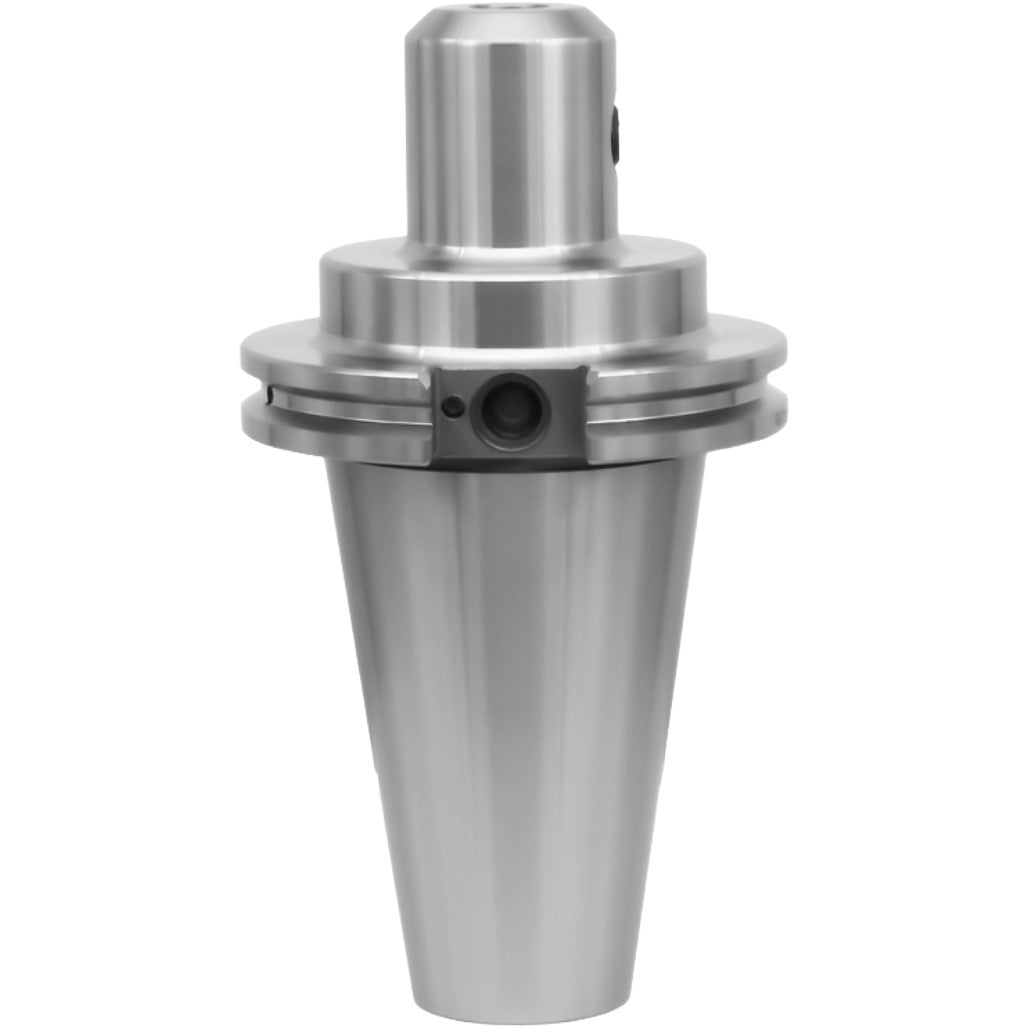 9/16 end mill holder with high precision features for CNC machining, made from durable chrome alloy steel, balanced for 25,000 RPM, including detailed specifications for optimal tool performance.