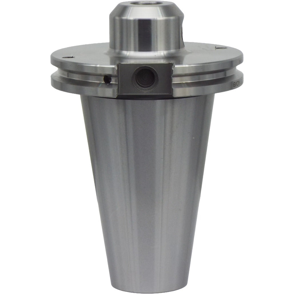 High-precision end mill holders for CNC machines, featuring Taper-to-taper runout under 0.0002", AD+B coolant passage, and alloy steel construction for maximum durability and accuracy.