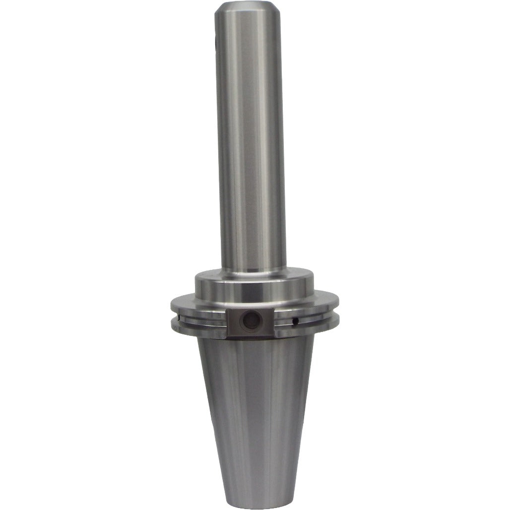 High-precision end mill holders for CNC machines, featuring Taper-to-taper runout under 0.0002", AD+B coolant passage, and alloy steel construction for maximum durability and accuracy.