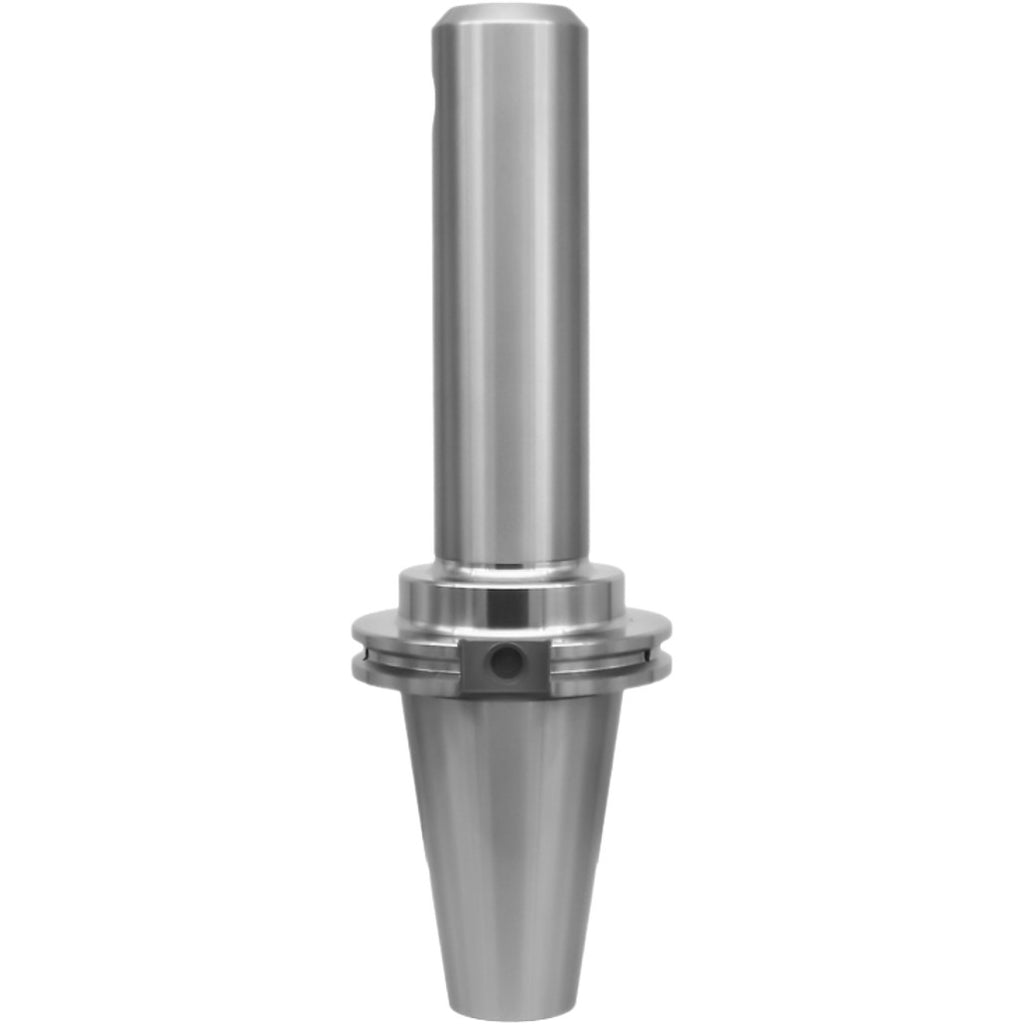 7/8 inch end mill holder for CNC machining, featuring high precision, hardened chrome alloy steel, and adjustable draw bar threads for enhanced durability and accuracy in metalworking applications.