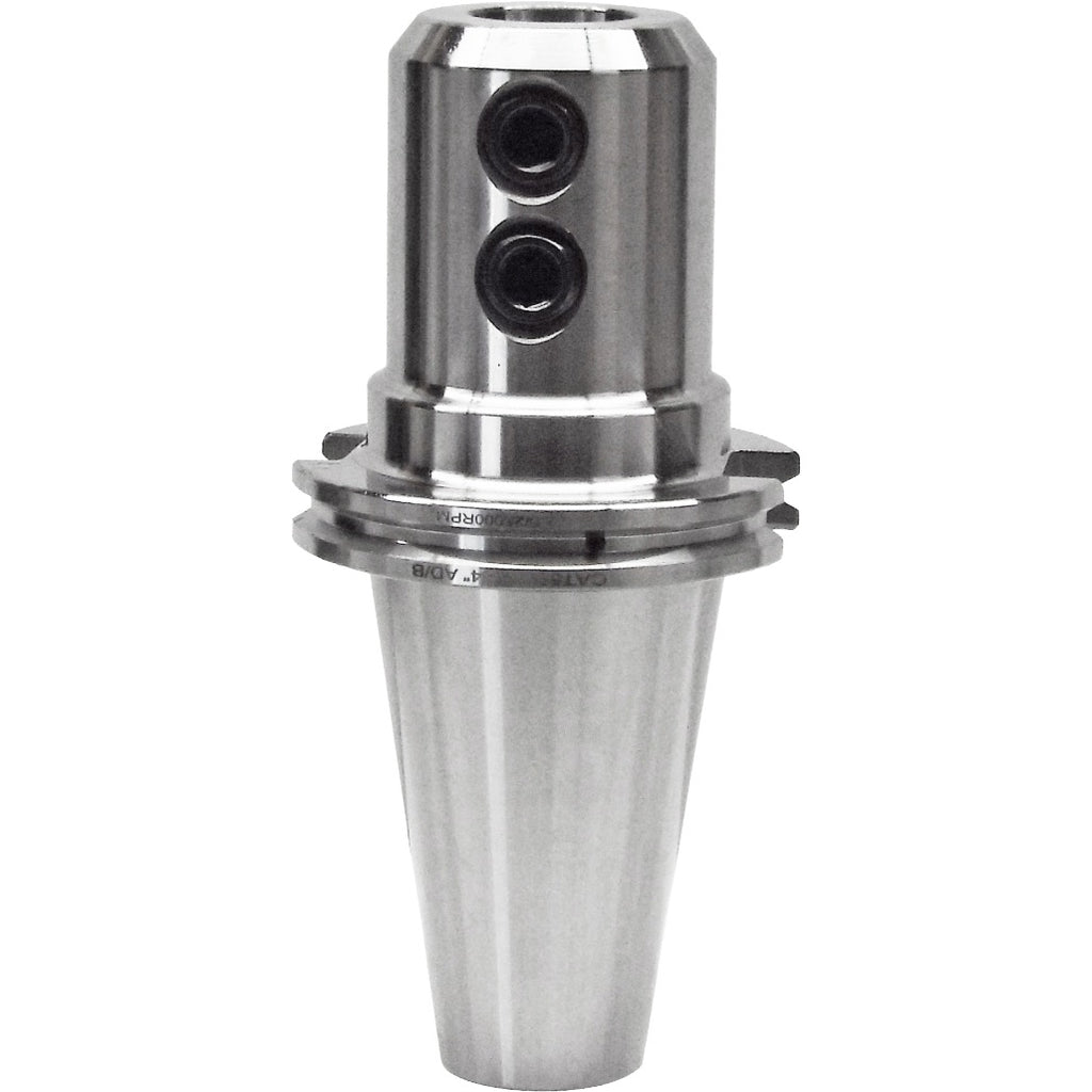End mill holders CAT50 for precise machining, featuring taper-to-taper runout, coolant through spindle, and high-speed hardened steel construction. Ideal for CNC and metalworking applications.