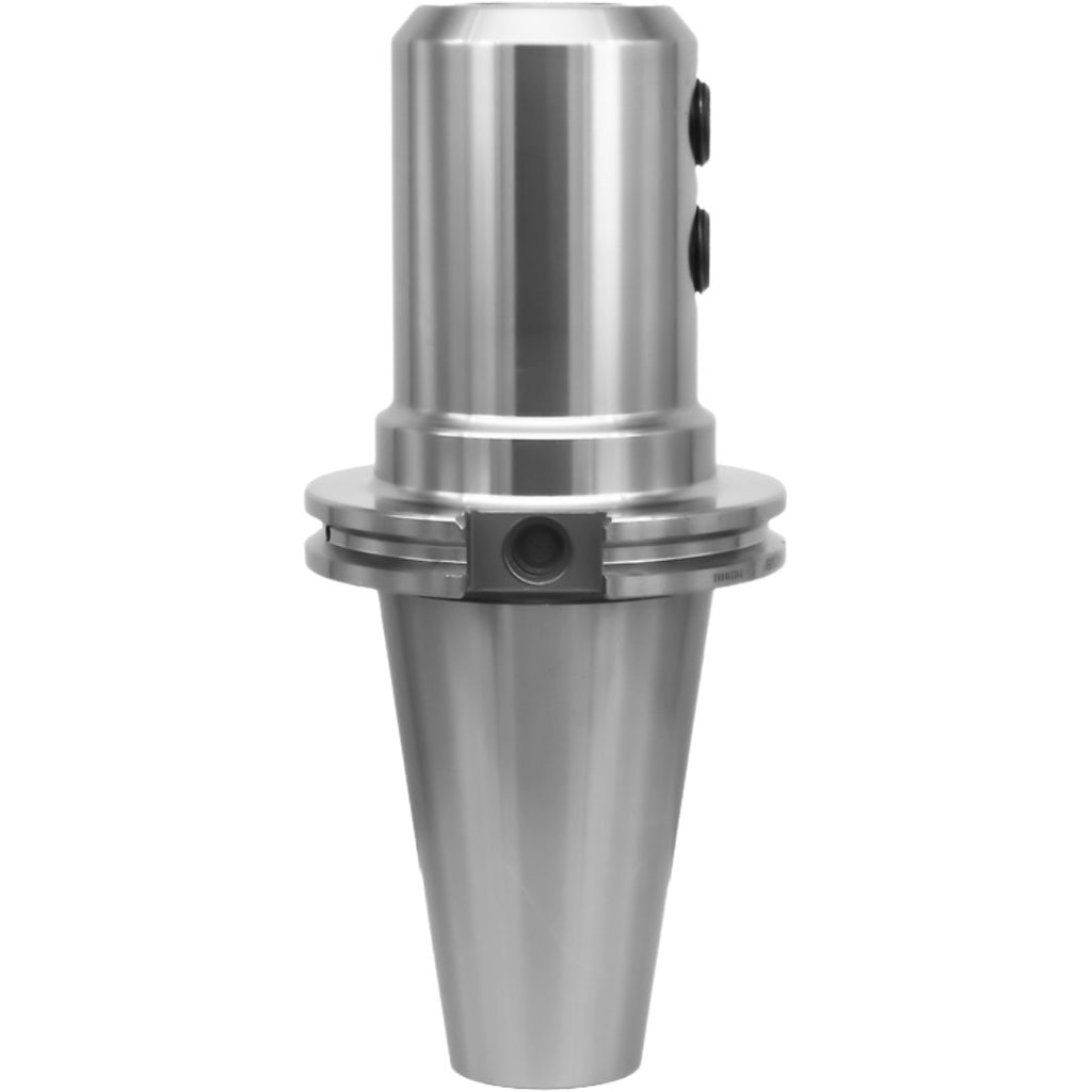 End mill holders CAT50 for precise machining, featuring taper-to-taper runout, coolant through spindle, and high-speed hardened steel construction. Ideal for CNC and metalworking applications.