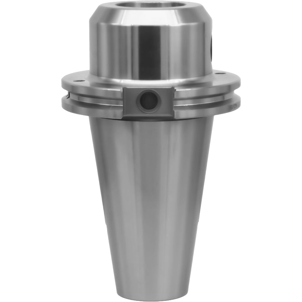 Tapered end mill holders for precision machining, featuring high-quality chrome alloy steel, balanced G2.5 at 25,000 RPM, and compatibility with CAT50 tooling standards for improved durability and performance.