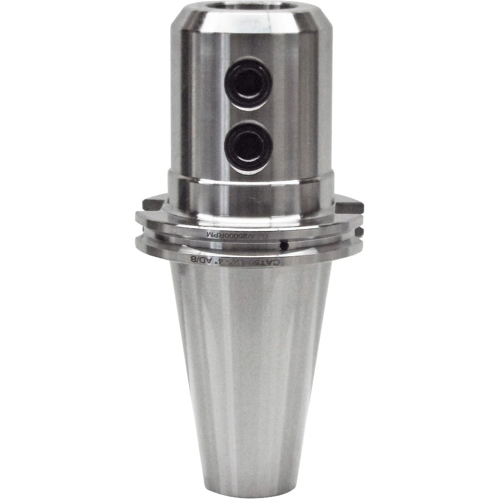 Tapered end mill holders for precision machining, featuring high-quality chrome alloy steel, balanced G2.5 at 25,000 RPM, and compatibility with CAT50 tooling standards for improved durability and performance.