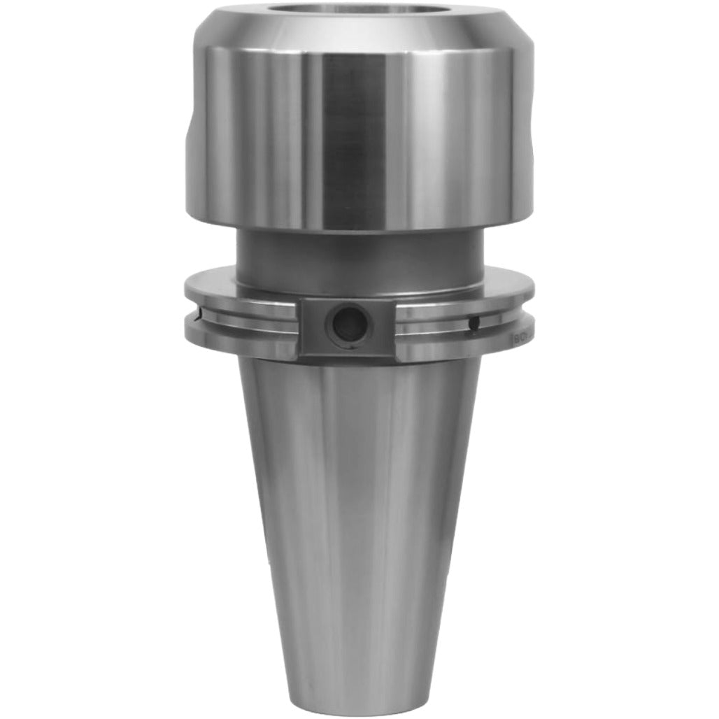 2. High-quality end mill holder with precise taper-to-taper runout and high-speed capability, made from durable chrome alloy steel for CNC machining applications.