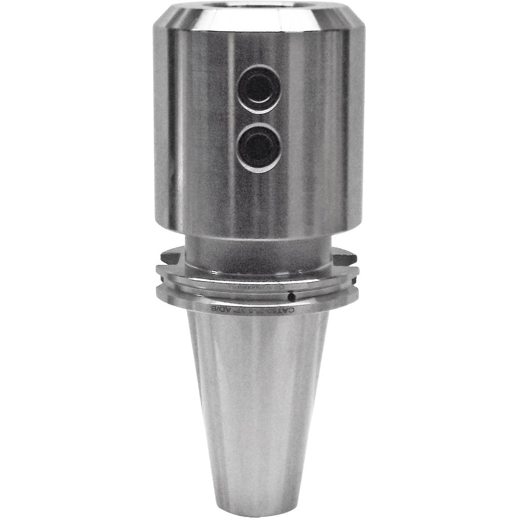 2. High-quality end mill holder with precise taper-to-taper runout and high-speed capability, made from durable chrome alloy steel for CNC machining applications.