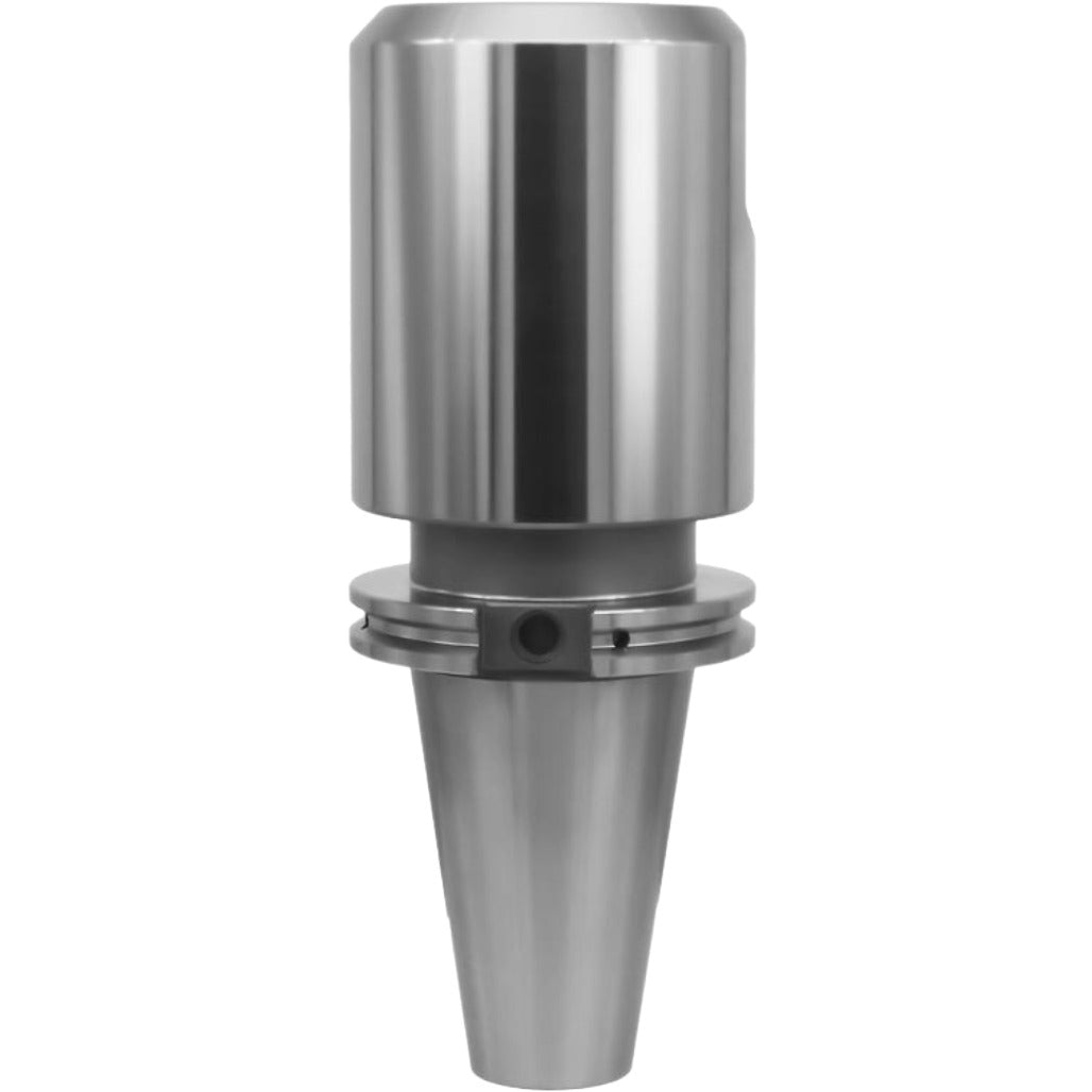 2. High-quality end mill holder with precise taper-to-taper runout and high-speed capability, made from durable chrome alloy steel for CNC machining applications.