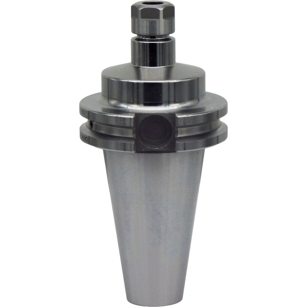 ER Collet Chucks CAT40 for CNC Machines, High-Precision Tool Holders, Compatible with DR-ER Series, Hardened Steel, Suitable for CNC and Milling Applications.