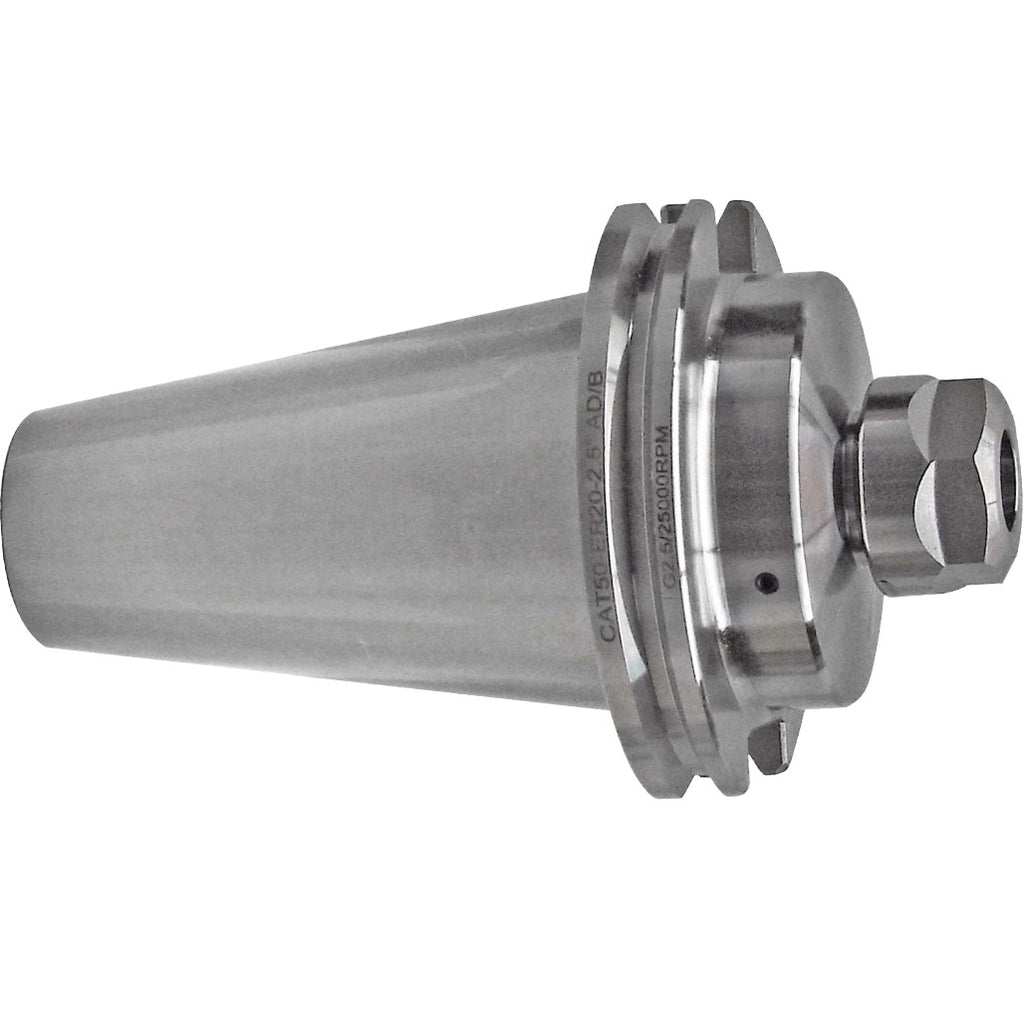 ER 20 CAT50 COLLET CHUCK X 2.5"  G2.5 X 25,000 RPM (0.0001 T.I.R.) With Hex Nut Shop'sChoice™