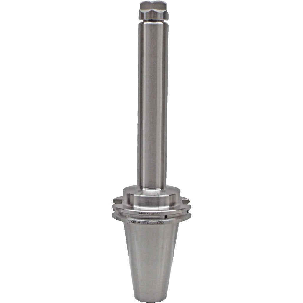 ER Collet Chucks CAT50 for precision machining and tool holding, featuring balanced G2.5 at 25,000 RPM and high-quality chrome alloy steel construction for durability and accuracy.