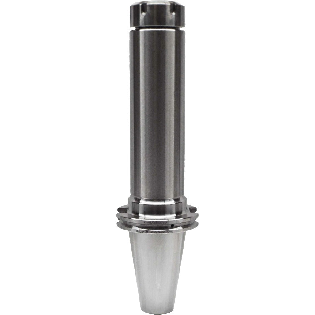 ER Collet Chucks for CNC Machines, CAT50, High Precision, Durable Steel, Taper-To-Fit, Balanced G2.5/25, Hardened for 58-62 HRC, Ideal for Accurate Spindle Tool Holding in CNC Machining Centers.