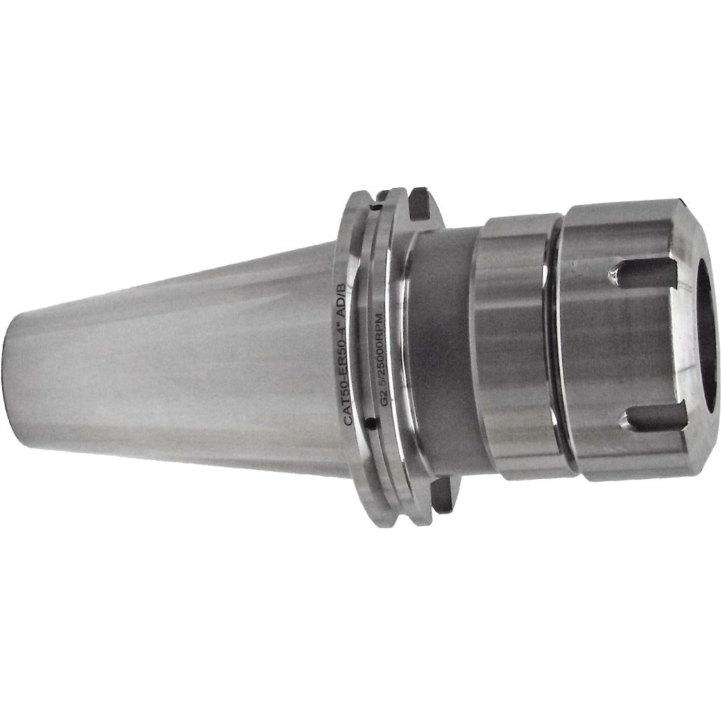ER 50 CAT50 COLLET CHUCK X 4"  G2.5 X 25,000 RPM (0.0001 T.I.R.) With Round Nut Shop'sChoice™